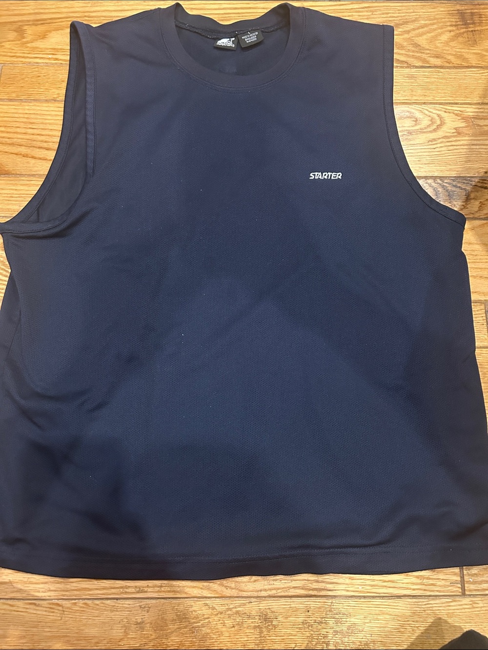 STARTER Navy Blue Men’s Sleeveless Athletic Tank